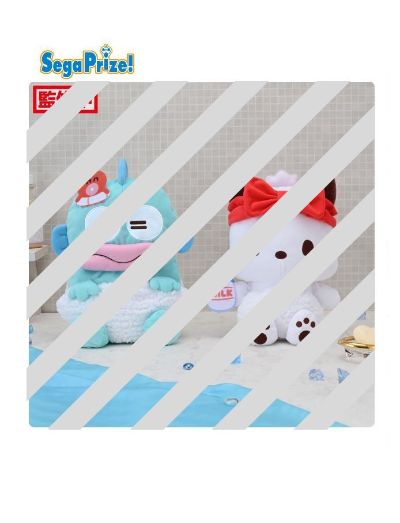 简单可爱 三丽鸥家族  L码布偶 半鱼人与帕恰狗 毛茸茸的洗浴时间