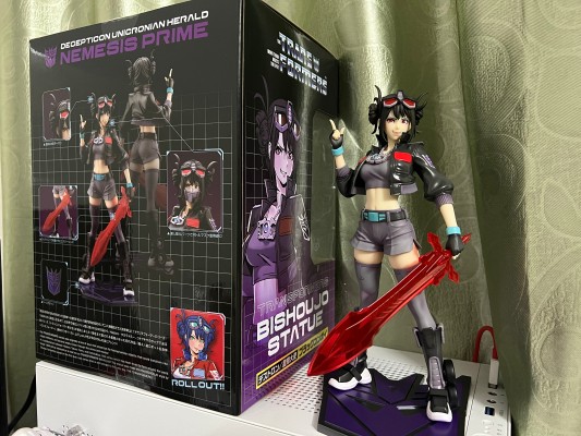 美少女雕像 变形金刚美少女  黑暗擎天柱 限定版