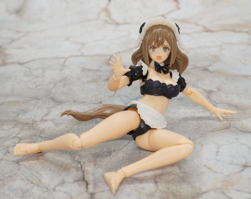 PLAMAX GP-07 罪姬 内衣素体娘 兰 与 洁莉 女仆版套装