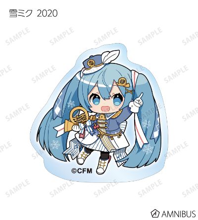 SNOW MIKU 2024 雪未来 集换式亚克力贴纸