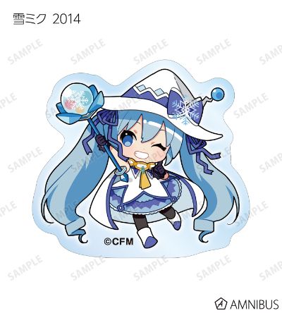 SNOW MIKU 2024 雪未来 集换式亚克力贴纸
