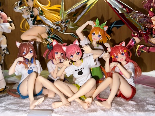 Desktop Cute 五等分的新娘∬  中野一花 ~新绘制猫咪居家服~