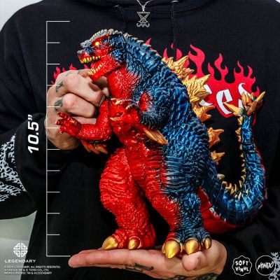 哥斯拉大战金刚2：帝国崛起 哥斯拉软胶 复古泰坦变体