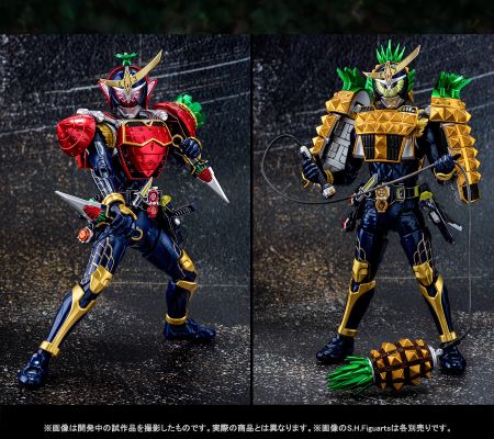 S.H.Figuarts（真骨雕制法）假面骑士铠武系列武装变换配件包（菠萝武装与草莓武装）