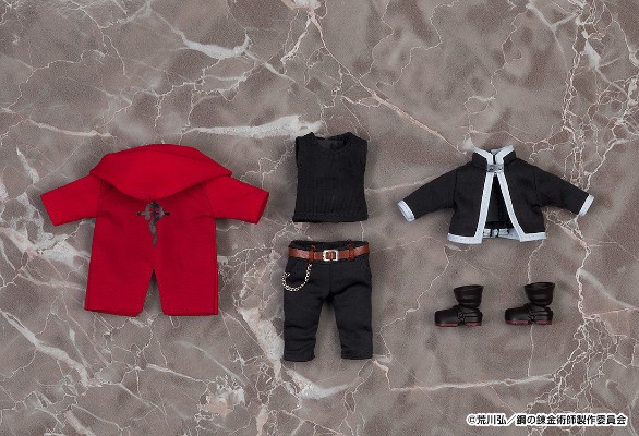 粘土娃 服装套组 钢之炼金术师 FULLMETAL ALCHEMIST 爱德华·艾尔利克