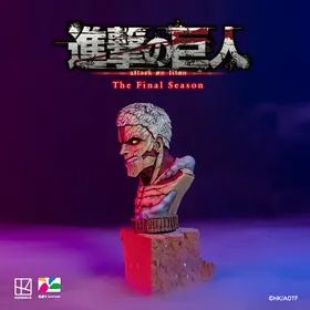 进击的巨人 最终季 铠之巨人 立体造型悠游卡