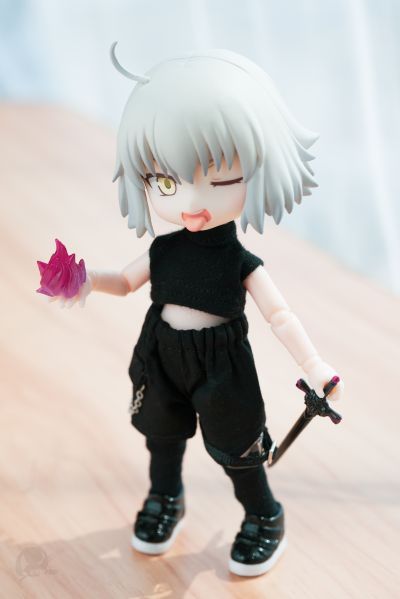 粘土人配件系列 玩偶装 妖怪猫 (白色/黑色)