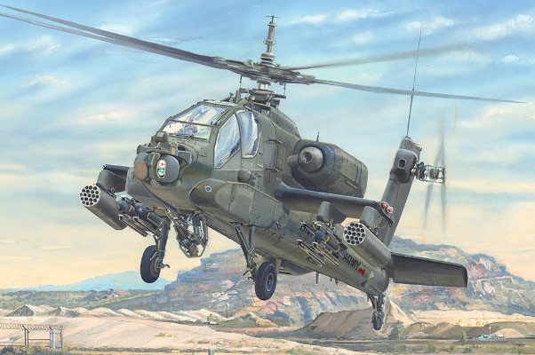 编号：05114 1/35 军用飞机系列 AH-64A“阿帕奇”直升机-早期型