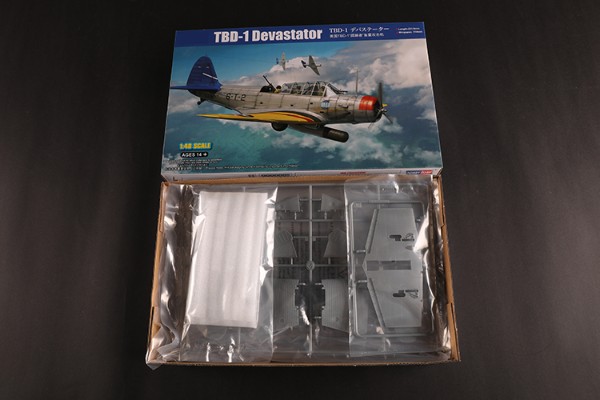 编号：81783 1/48 军用飞机系列 美国TBD-1“蹂躏者”鱼雷攻击机