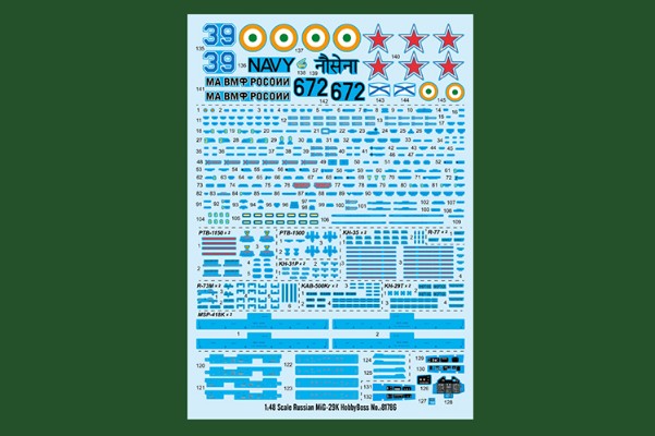 编号：81786 1/48 军用飞机系列 俄罗斯MiG-29K战斗机