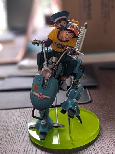 DESKTOP REAL McCOY EX 龙珠Z 孙悟空与悟饭与双足步行机器人