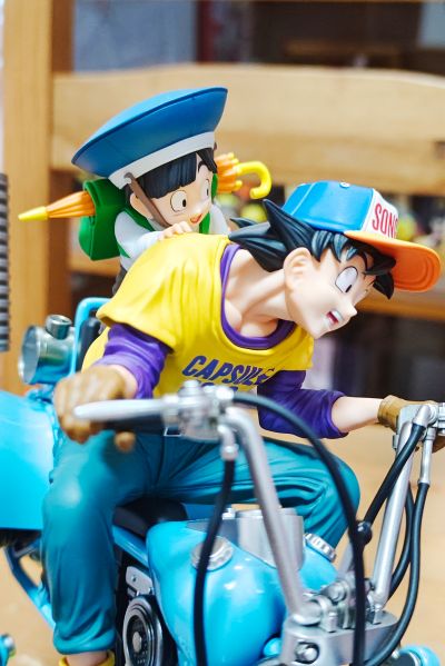 DESKTOP REAL McCOY EX 龙珠Z 孙悟空与悟饭与双足步行机器人