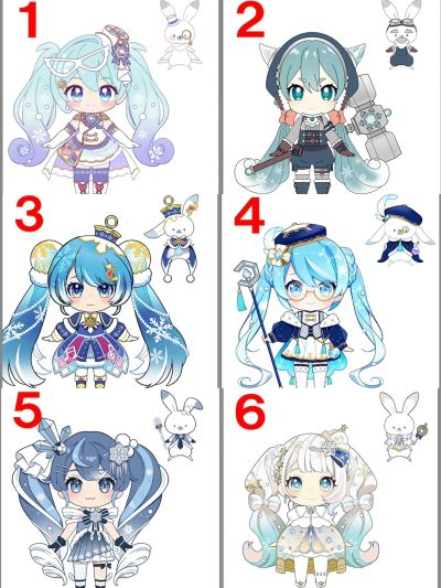 粘土人#2643 雪未来 Crystal Snow