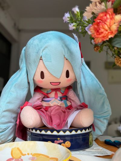 可爱软绵绵玩偶 初音未来 月西江 LL尺寸