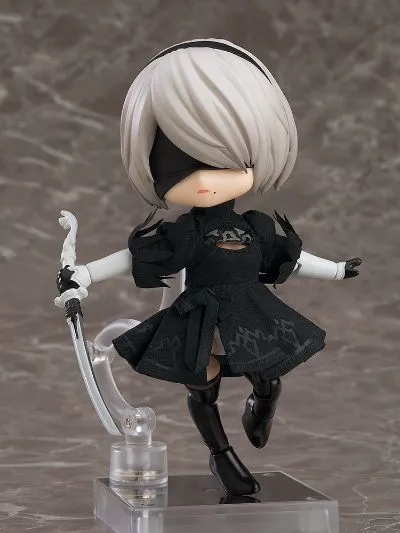 粘土娃 服装套组 尼尔：自动人形 动画版 2B（寄叶二号B型）