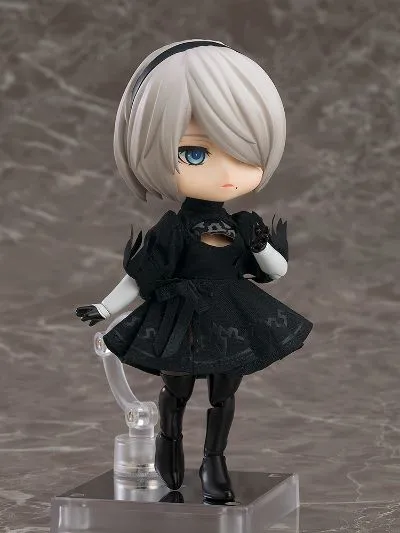 粘土娃 服装套组 尼尔：自动人形 动画版 2B（寄叶二号B型）