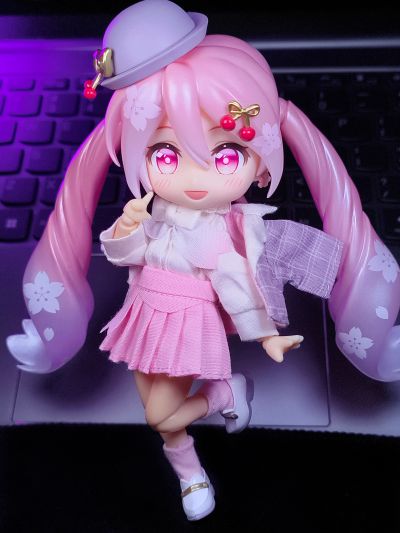 粘土娃 服装套组 初音未来 樱花未来 赏花装扮