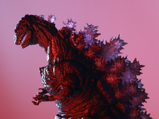 S.H.MonsterArts 新哥斯拉 哥斯拉（2016）第二形态与第三形态 哥斯拉官方商城限定配色