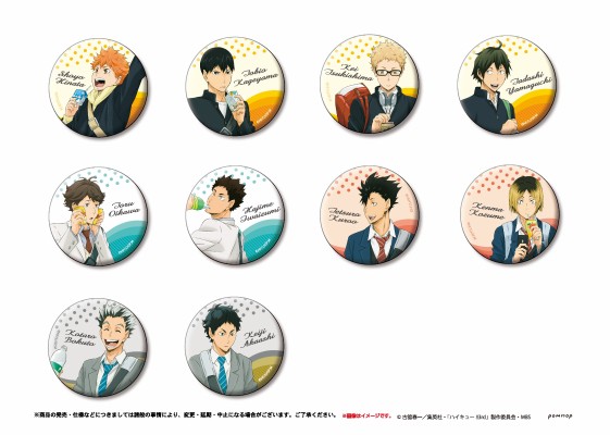 排球少年!! 徽章收藏