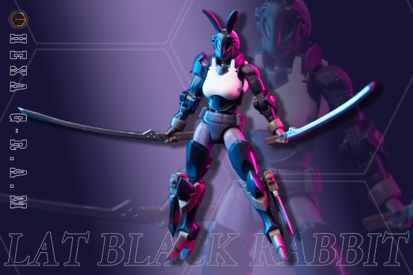 六角机牙 机牙将 LAT 黑兔