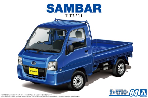 汽车模型系列 No.4 斯巴鲁 TT2 Sambar卡车 WR蓝色限量版 2011款