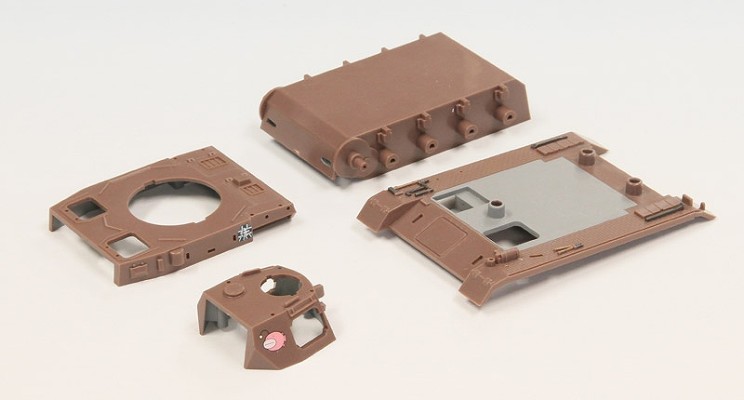 PD69 少女与战车 四号坦克H型（D型改）片尾曲版 半涂装模型