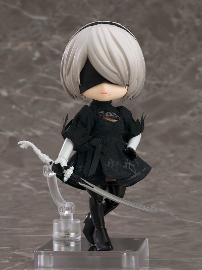 粘土娃 服装套组 尼尔：自动人形 动画版 2B（寄叶二号B型）