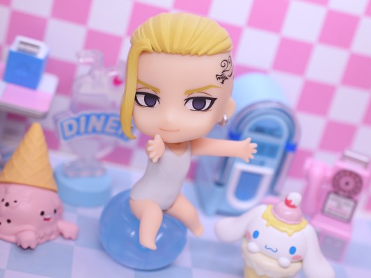 粘土人配件系列 学校泳装 纯白色