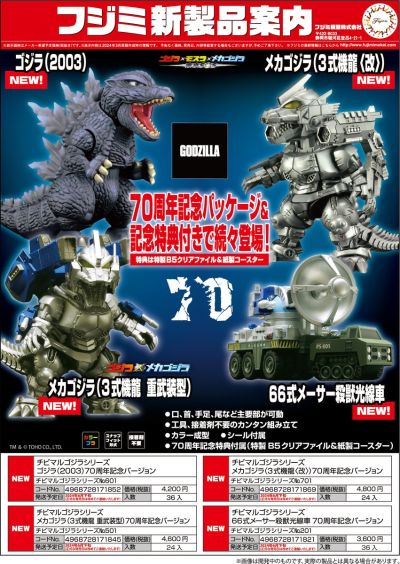 小哥斯拉系列 No.201  66式杀兽光线车 70周年纪念版