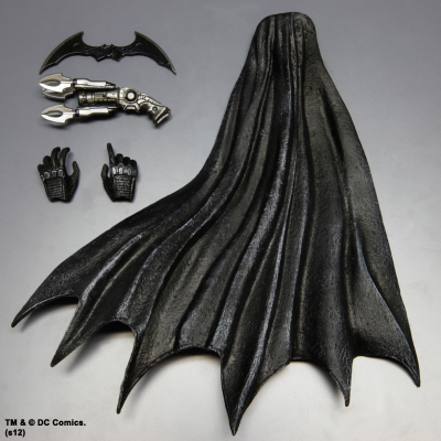 PLAY ARTS改 蝙蝠侠：阿卡姆疯人院 蝙蝠侠（黑白配色）