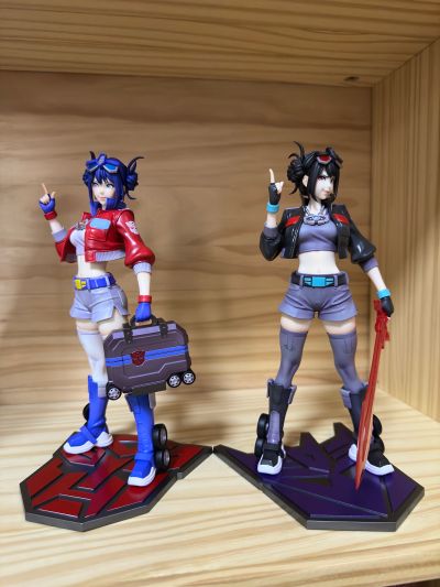 美少女雕像 变形金刚美少女  黑暗擎天柱 限定版