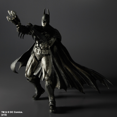PLAY ARTS改 蝙蝠侠：阿卡姆疯人院 蝙蝠侠（黑白配色）