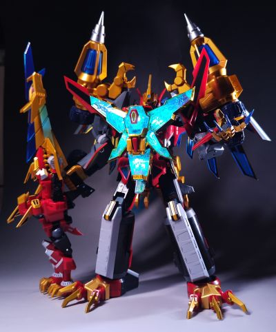 THE合体 古立特宇宙 古立特（宇宙形态）和 大煌翼炎龙（暂译）