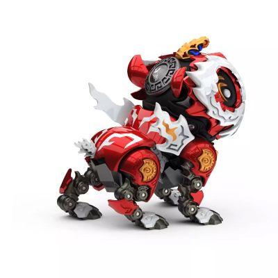 神型小舞狮（关公红狮）