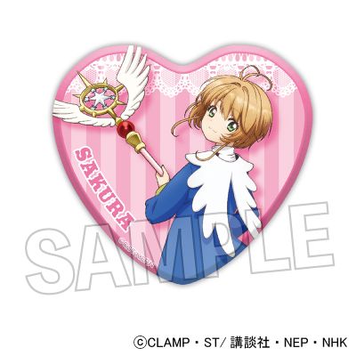 魔卡少女樱 透明牌篇 心形徽章