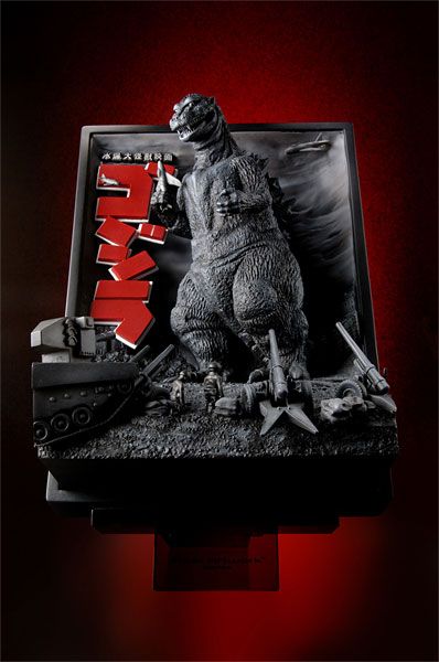 真实艺术品系列 哥斯拉1954 立体海报艺术