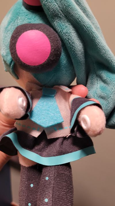 贴贴毛绒玩偶  初音未来