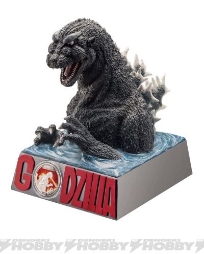 哥斯拉诞生60周年纪念官方配色 纪念币 初代哥斯拉 特制豪华模型套装