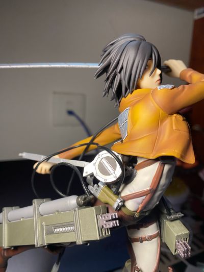 Hdge technical statue No.5 进击的巨人 三笠 训练兵团