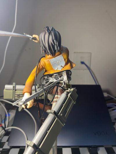 Hdge technical statue No.5 进击的巨人 三笠 训练兵团