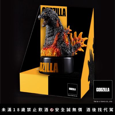 哥斯拉系列造型纪念酒 1995红莲款