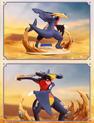 宝可梦小尺寸手办 烈咬陆鲨