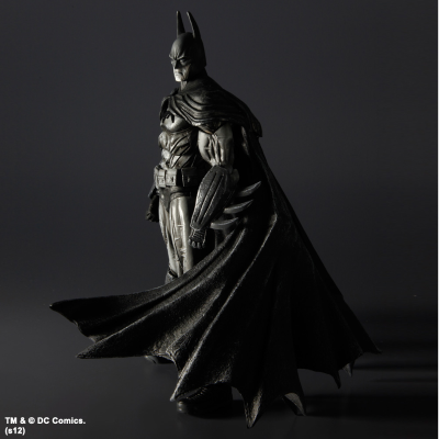 PLAY ARTS改 蝙蝠侠：阿卡姆疯人院 蝙蝠侠（黑白配色）