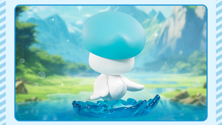 宝可梦中尺寸手办 宝可梦朱/紫 润水鸭