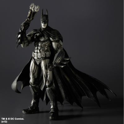 PLAY ARTS改 蝙蝠侠：阿卡姆疯人院 蝙蝠侠（黑白配色）
