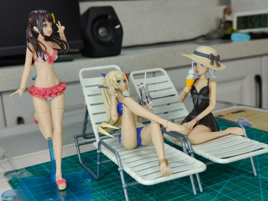 创彩少女庭园 小鸟游历 泳装版 梦幻风格的黑天鹅