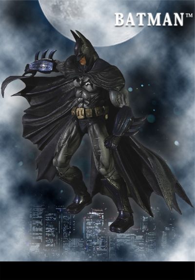 PLAY ARTS改 蝙蝠侠（蝙蝠侠：阿卡姆疯人院） 可动人偶