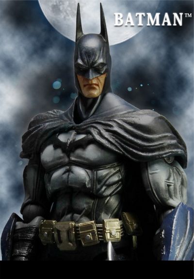 PLAY ARTS改 蝙蝠侠（蝙蝠侠：阿卡姆疯人院） 可动人偶