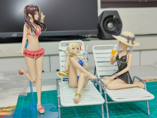 创彩少女庭园 小鸟游历 泳装版 梦幻风格的黑天鹅