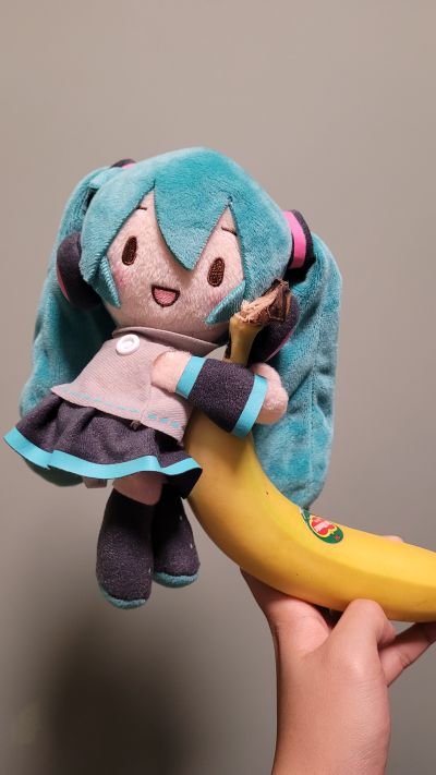 贴贴毛绒玩偶  初音未来